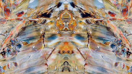 Abstract art background . Hand painting artwork on canvas .
