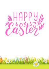 Green Illustrative Easter Egg Hunt Invitation Poster - 1