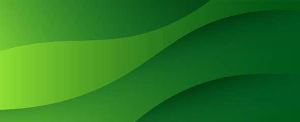 Abstract green wavy background. Vector EPS 10