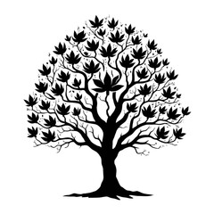 Obraz premium Ai generated vegetable icon set silhouette in Vactor illustration