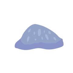 Coral reef stones icon. Vector illustration.