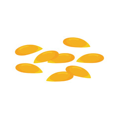 Corn kernels vector illustration 