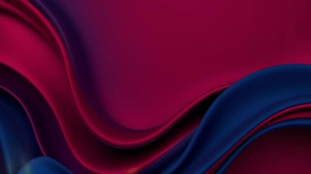 Abstract Maroon and Navy Blue Flowing Background with Elegant Waves