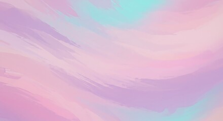 Fototapeta premium Pastel Dream: A Digital Painting of Swirling Hues AI Generated