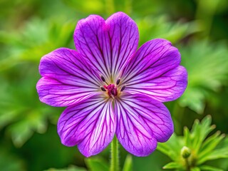 Obraz premium New Hampshire State Flower - Wild Geranium