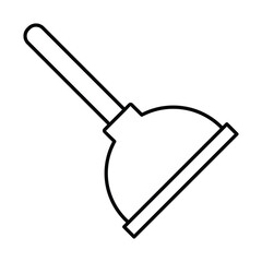 Plunger vector, pixel perfect, illustrator file 
