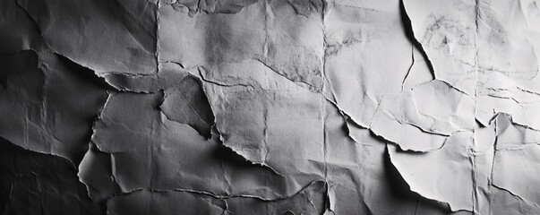 Naklejka premium Crumpled paper is creating an abstract background pattern