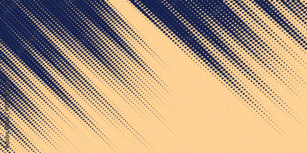 Aufkleber grunge dots halftone white and blue color pattern gradient grunge texture background. dots pop art c