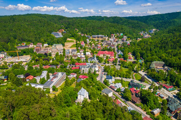 Krynica-Zdrój z drona. © Jacek