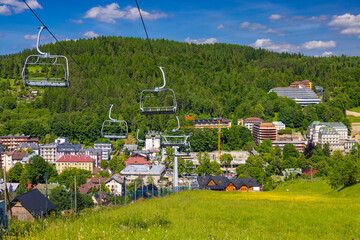 Kolejka na Górę Krzyżową w Krynicy. © Jacek