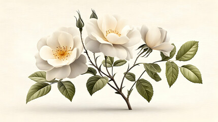 Obraz premium Elegant Monochrome Roses Arrangement in High Resolution for Decor