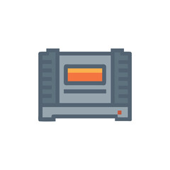 Fototapeta premium Retro Console Illustration, Gaming Icon, Vector Graphic Design