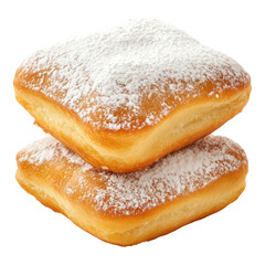 Beignets Isolated on transparent background