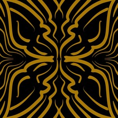 Seamless pattern with mandala ornament. Traditional Arabic, Indian motifs. Great for fabric and textile, wallpaper, packaging