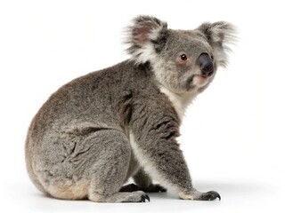 Fototapeta premium northern koala isolated on white background