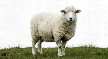 Obraz premium Cloud-Kissed Fleece AI Generated