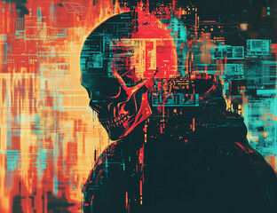 Hacker, Cyber, Cybercrime, Virtual world, Artificial Intelligence