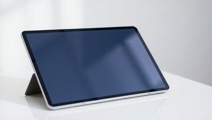Sleek Tablet: Modern Design, Clean Product Photography, Perfect for Copy Space