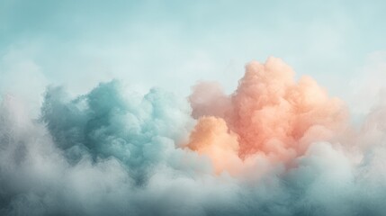 Naklejka premium Pastel Cloudscape (1)