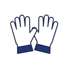 Obraz premium Protective gloves illustration 