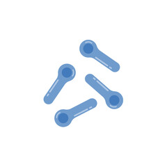 Corynebacterium diphtheriae, pathogenic bacteria. Bacterial microorganism.