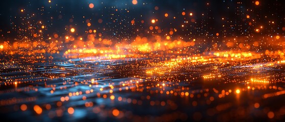 Futuristic AI-powered e-commerce platform, immersive digital storefront, cyber-inspired branding, dynamic financial data, glowing neon business interface