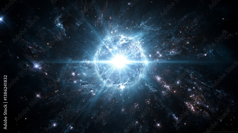 Poster white glowing light explodes on a transparent background. sparkling magical dust particles. bright s