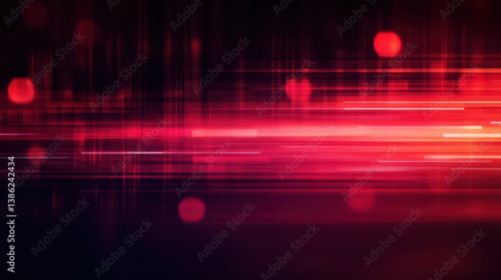 Poster abstract red light speed background