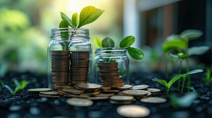 3D Transparent Saving Money with Coins and Wealth Growth Concept --ar 16:9 --style raw --stylize 250 --v 6.1 Job ID: 71834c3c-d189-42fe-82be-4620559e81a1