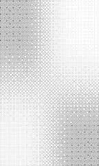 Vertical pop art halftone overlay png texture on a transparent background