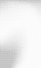 Vertical pop art halftone overlay png texture on a transparent background