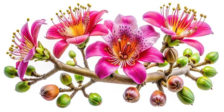 Silk Floss Tree, Isolated Nature Background