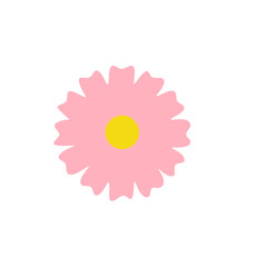 Abstract flowers icon.Vector illustration floral design.