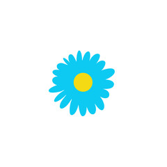 Abstract flowers icon.Vector illustration floral design.
