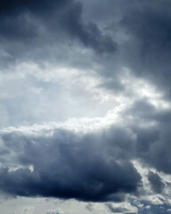 Obraz premium storm clouds over the sky