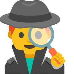 Detective with Magnifying Glass
