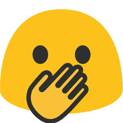 Face with Hand Over Mouth
