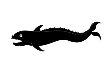 Obraz premium black and white dragon