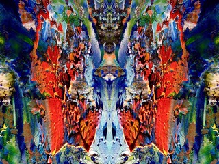 Abstract art background . Hand painting artwork on canvas .