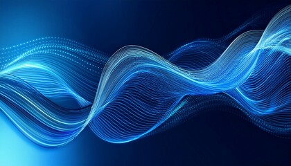 abstract blue wave background