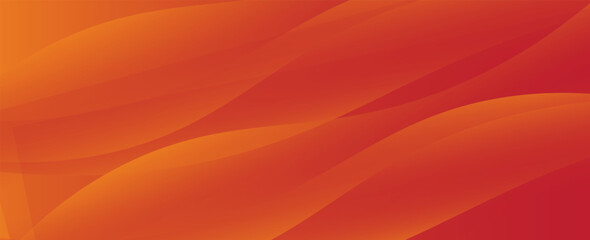 Abstract orange banner background. Graphic design banner pattern background template with dynamic curve shapes