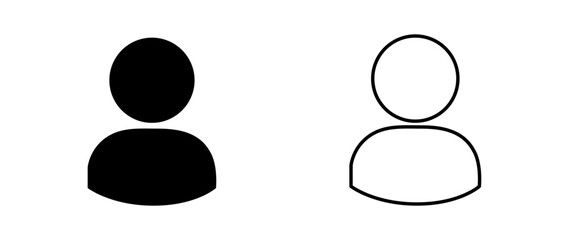 Vector flat illustration in grayscale. Avatar, user profile, person icon, gender neutral silhouette, profile picture. Suitable for social media profiles, icons, screensavers and as a template.