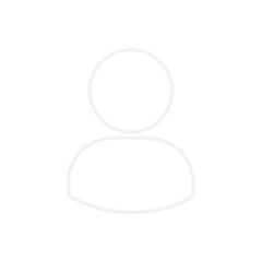 Vector flat illustration in grayscale. Avatar, user profile, person icon, gender neutral silhouette, profile picture. Suitable for social media profiles, icons, screensavers and as a template.