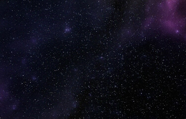 Obraz premium きれいな紫の星空風の背景