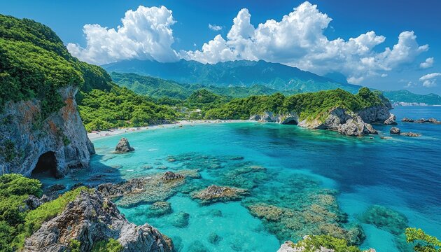 Stunning Albanian Riviera: Turquoise Waters and Lush Coastline