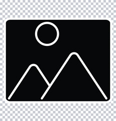 Gallery Icon PNG - Image, Photo & Picture Collection Symbol on Transparent Background - Vector Clipart for Apps, Websites, and UI Design.