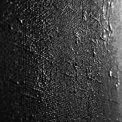 Minimal canvas closeup against solid black background, high contrast, dramatic lighting, perfect product shot, extreme clarity, stock style