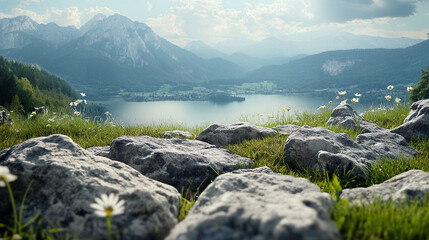 Obraz premium lake in the mountains