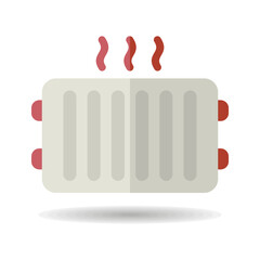 Radiator, heater vector icon. Construction, repair