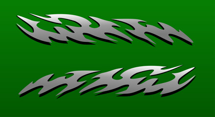 Abstract classic tribal livery design for drift racing cars © Neocozmo Graphic